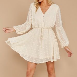 FLASH SALE - Large Off White dress NWT